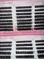 Lash Clusters Kit Fluffy 80D 100D Individual Lashes D Curl Cluster Extensions