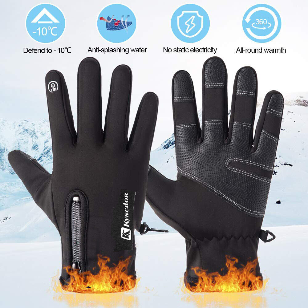 Winter Gloves for Men Women -20°F Cold Weather Thermal Warm Driving Work  Gloves