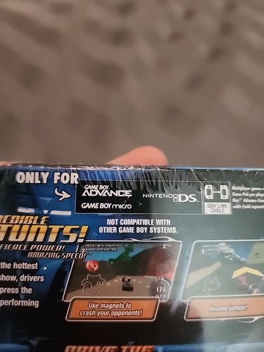 Gameboy Advance Hotwheels Stunt Track Challenge W/ Die Cast Car Rare Variant New - Picture 22 of 24