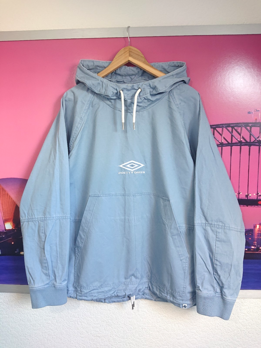 Pretty Green x Umbro Hooded Jacket Smock RARE | XL | Oasis Liam