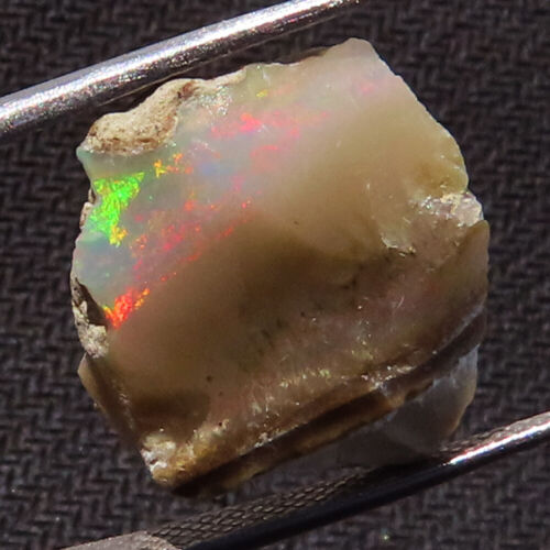 8.40 Cts Natural Ethiopian Opal Rough Untreated opal rough 15x16x9 mm kl_30 - Picture 1 of 7