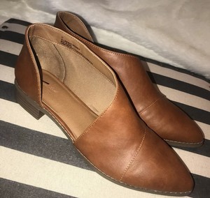 brown cut out ankle boots
