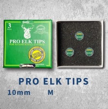 3PCS Elk master ELK-PRO TIPS Snooker Pool Billiard Cue Tip 10-10.5-11mm Special