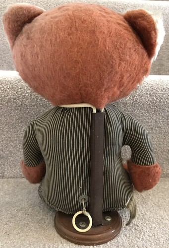 Vintage Commonwealth Toy Co. sprechender Executive Teddybär mit Etikett - Bild 9 von 10