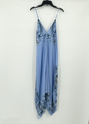 NEW Seafolly Pool Blue Tahitian Night Scarf Dress Size Small S