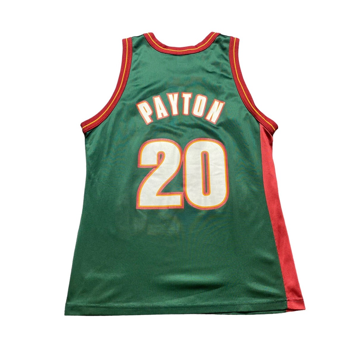 SEATTLE SUPER SONICS Gary Payton CHAMPION VINTAGE NBA Jersey Adult