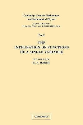 Integration of Functions Hardy Paperback Cambridge University Press 2e