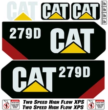 Fits Caterpillar 279D Decal Kit Skid Steer 3M VINYL / FREE SHIPPING