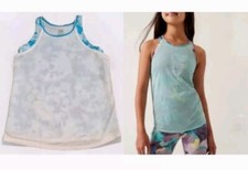 Athleta Girl's Perfect Pair Tank/Camisole Double Layer Top Size L/12