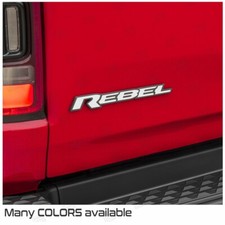 Tailgate Emblem Overlay Decal For Dodge Ram 1500 Rebel 2019-2023 Choose Color