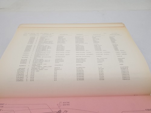 Manuale officina Fiat 124 Special USA 1970 catalogo parti ricambio d carrozzeria - Foto 12 di 24