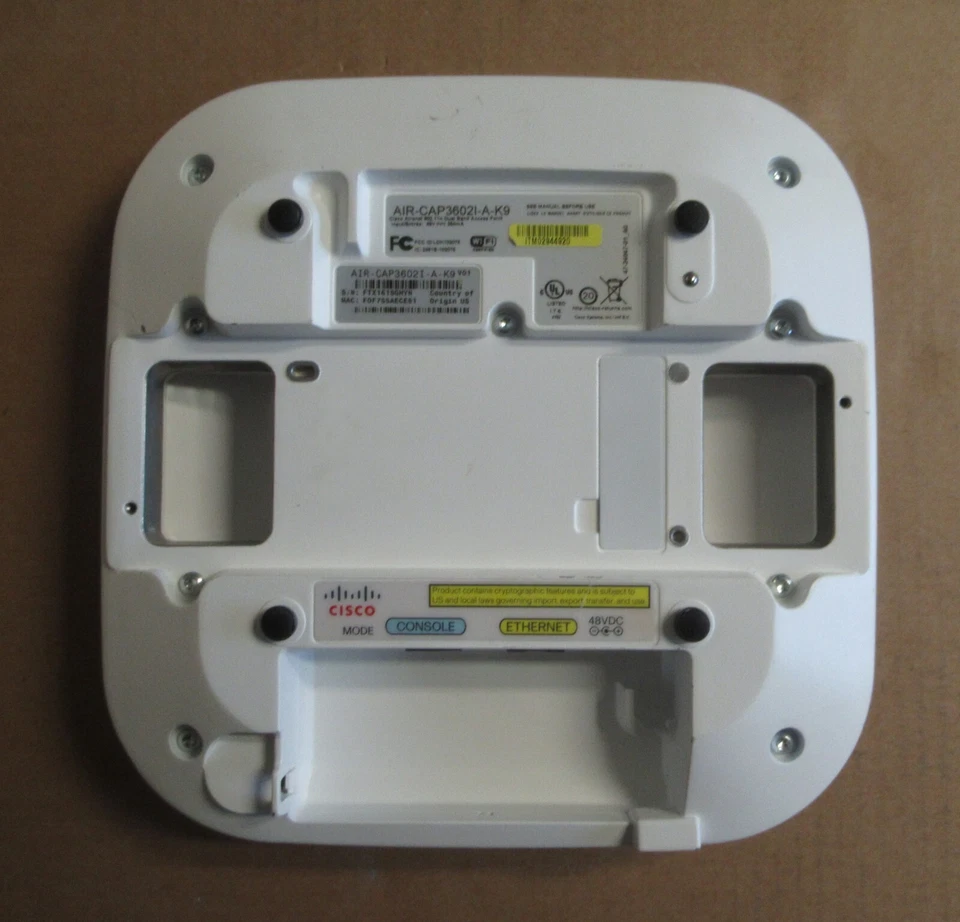 Cisco Aironet 3600i Wireless-N Access Point 450Mbps AIR-CAP3602I-A-K9 V01 - Image 4 of 4