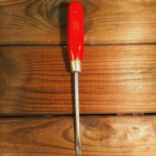 ATHLET NORM No 3 Chrom-Vanadium Schlitz Schraubendreher Flach No 3 Holzgriff