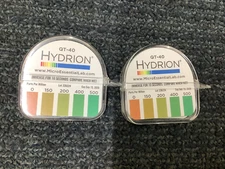 MicroEssential Lab HYDRION QT-40 Quaternary Sanitizer Test Tape 15 FT QTY 2 NEW