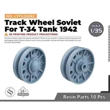 SSMODEL  LYTG35082 1/35 Model Upgrade Track Wheel Soviet For T-34 Tank 1942