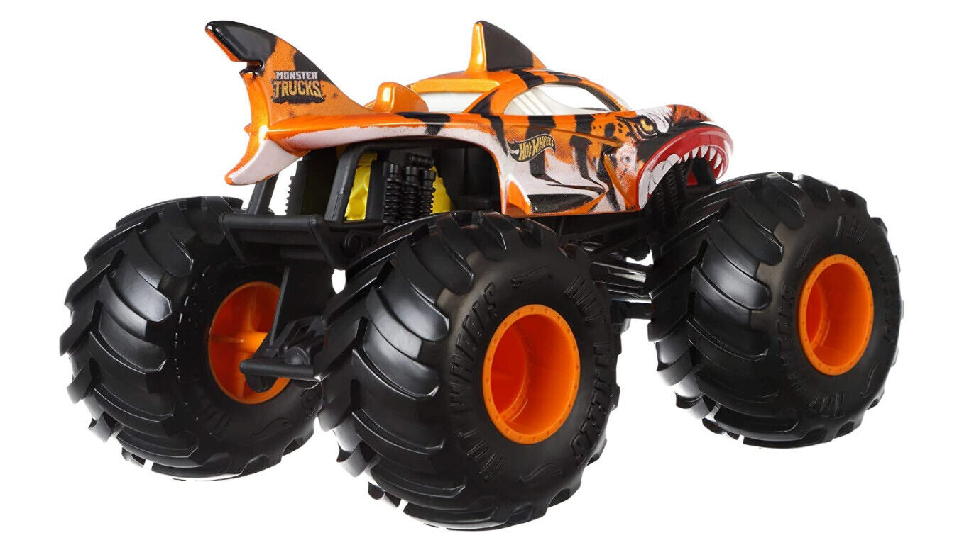 Hot Wheels Monster Trucks - Tiger Shark - Monster Trucks Live 2/8 - 2023  Mix 2 1:64 Scale