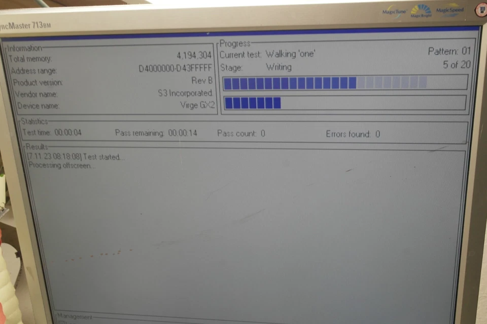 S3 Virge/GX2 86c357 4 MB AGP video graphics VGA card w/o bracket - Image 3 of 4