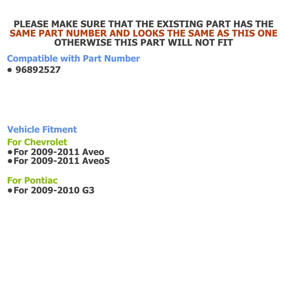 09 10 11 Chevy Aveo interruptor de janela porta do motorista painel de controle mestre de energia - OEM - Imagem 2 de 3