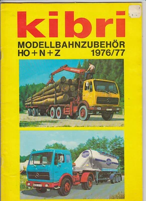 Kibri Modellbahn-Zubehör Katalog 1976/77 HO+N Fotos Häuser Bausätze Eisenbahn - Bild 1 von 3