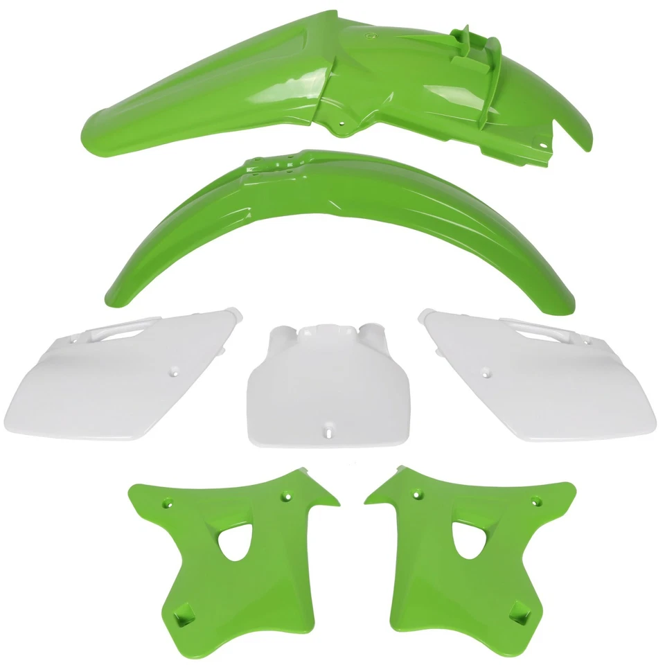 7件装塑料套件完整车身整流罩适用于川崎KX125 KX250 1994-1998 — 第 4/4 张图片