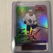 2019-20 Upper Deck Red #1/9 Rasmus Sandin #120 Rookie RC