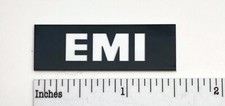 EMI Speaker or Amplifier Badge Logo Custom Made Aluminum 