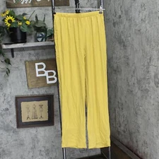 Antthony Womens Lined Elastic Waist Dress Pants 167e4983f9615c Gold Yellow S