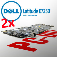 Lot of 2 Dell Latitude E7250 i5-5300U 2.3GHz Laptop Motherboard G9CNK LA-A971P