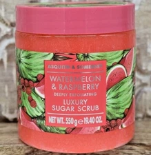 ASQUITH & SOMERSET Watermelon & Raspberry Luxury Sugar Scrub SEALED