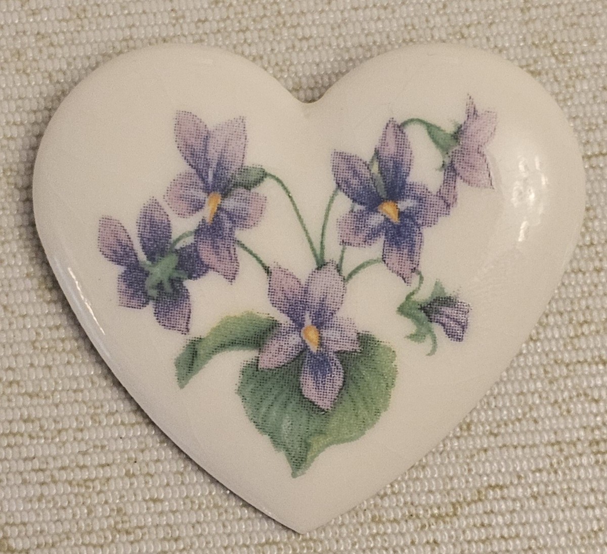 Vintage Avon February Violet Birthday Bouquet Brooch Pin With Box View 2