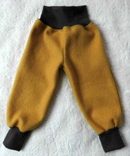 Walkhose ♥ Wollwalk Hose ♥ Herbst - Winter ♥ Senfgelb - Braun ♥ handmade
