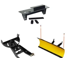 Denali Yellow 72" Pro Blade UTV Snow Plow Kit For Kawasaki Teryx4 800 2012-2021