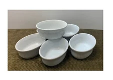 SET OF 6 HIC FINE CHINA 3.5 RAMEKIN 6-OUNCE