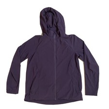 Lululemon Womens Hooded Full Zip Long Sleeve Jacket Eggplant Purple Sz 6