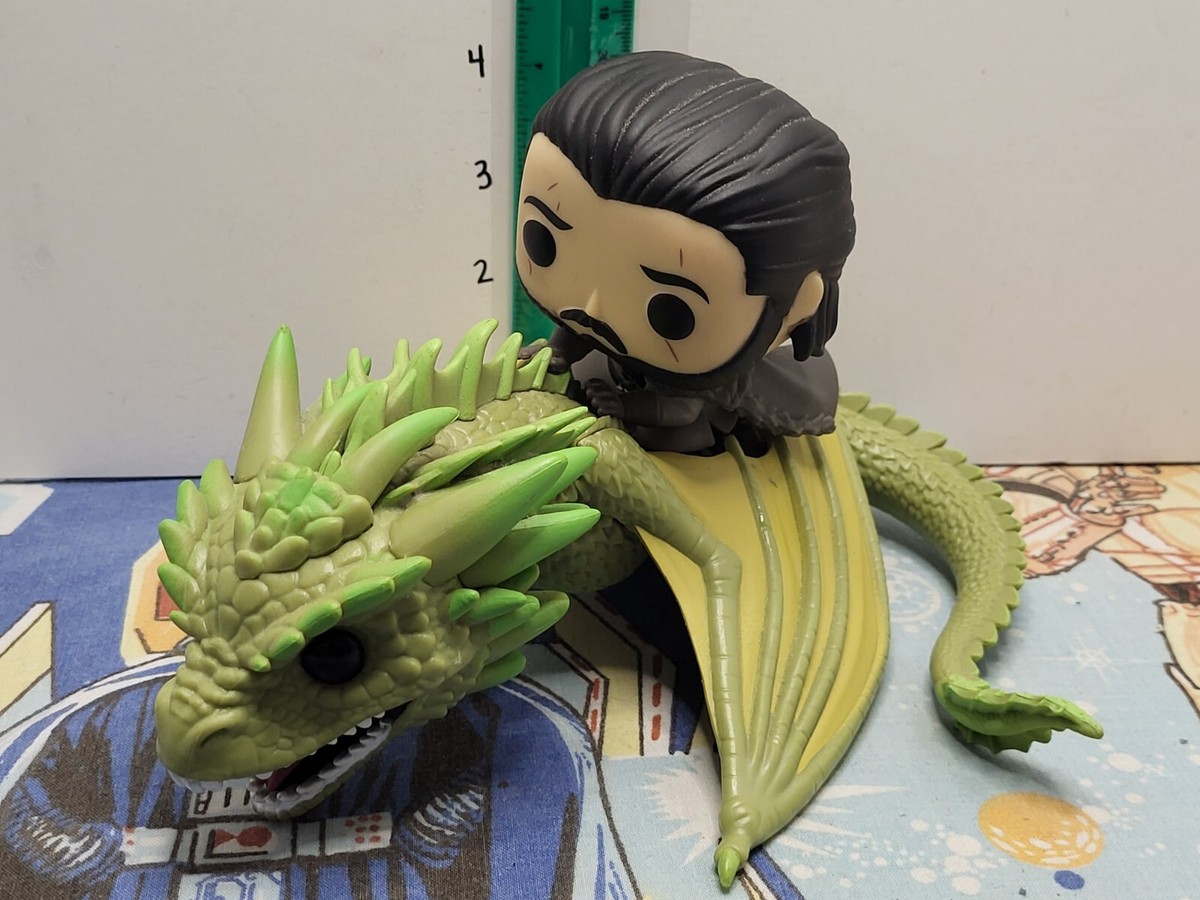 FUNKO POP 67 GAME OF THRONES JON SNOW & RHAEGAL DRAGON RIDES