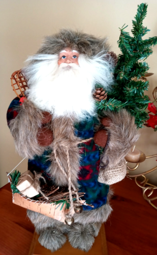 AZTEC WESTERN Santa Claus Father Christmas Tree Mountain Man Canoe Snow Shoes - 第 1/8 張圖片