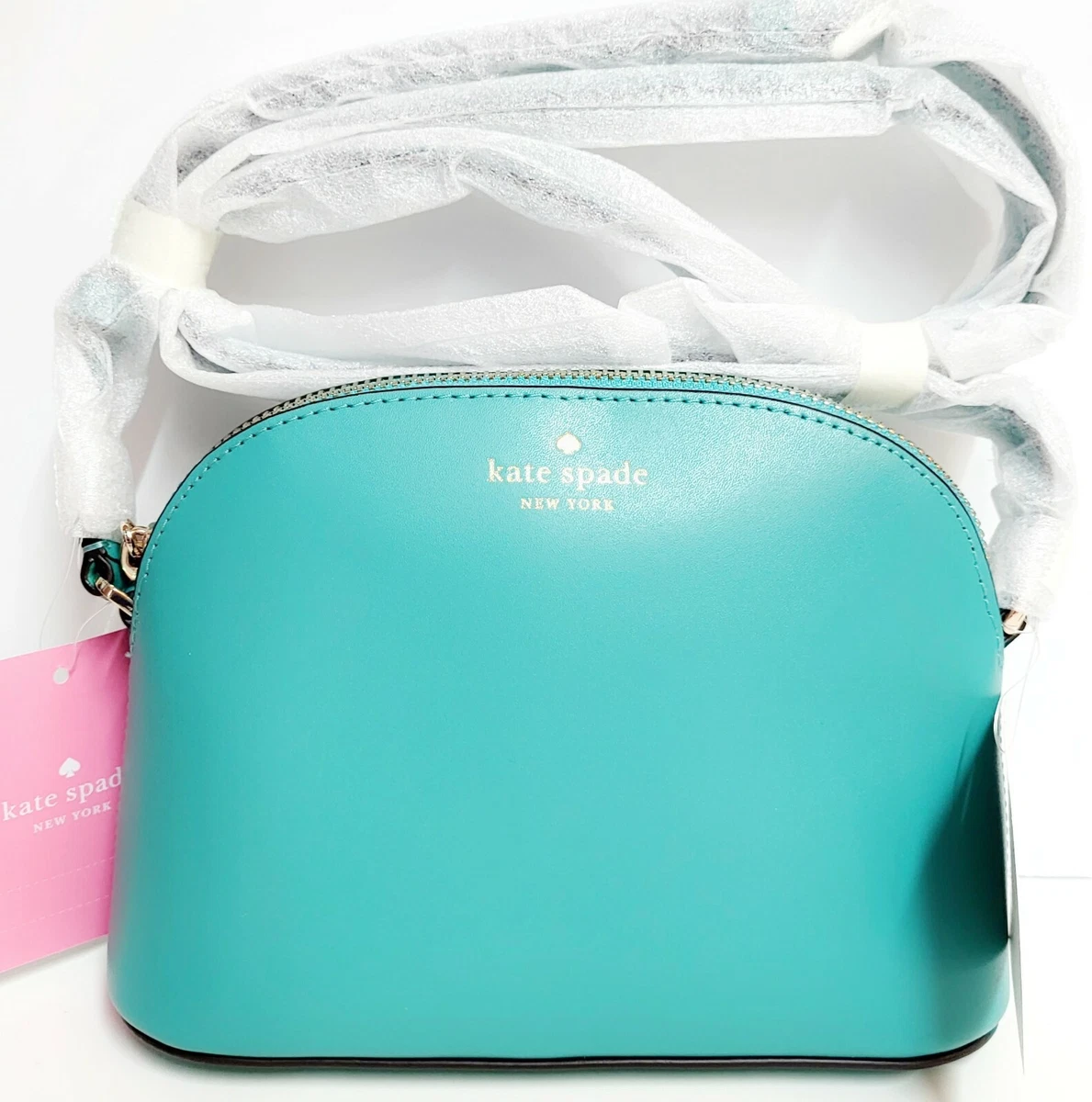Kate Spade Kali Small Dome Crossbody Bag Verdigris Green Smooth