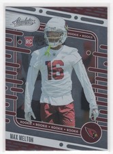 #143 Max Melton 2024 Panini Absolute RC Arizona Cardinals