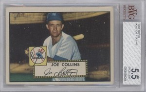 1952 Topps Joe Collins #202 BVG 5.5 Rookie RC