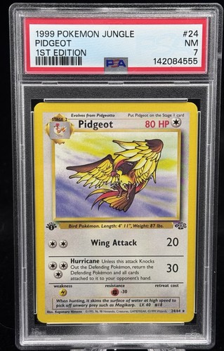 Pidgeot (1st Edition) graded PSA 7 for sale on eBay