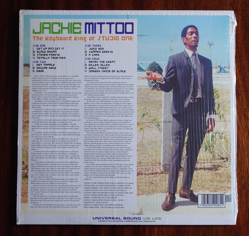 Jackie Mittoo - The Keyboard King At Studio One (Ska/Rocksteady/Reggae) NM - Image 2 of 4