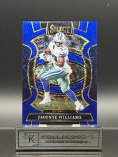2025 Panini Select Football Javonte Williams Concourse Blue Disco /25 COWBOYS