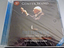 Gunter Wand-SEALED RCA CD-Beethoven Symphony 4-NDR-Sinfonieorchester=SEALED