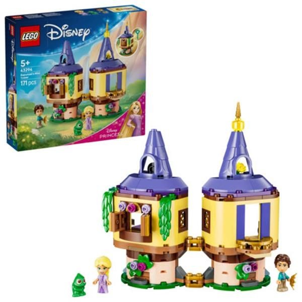 Lego Disney Multicolore 43294 Lego® Disney Mini Torre Di Princess Rapunzel Con Rapunzel, Flynn E Pascal - Immagine 6