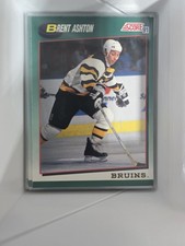 1991 Score #22T Brent Ashton Boston Bruins Hockey Card