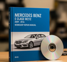 MERCEDES BENZ E CLASS 2009 - 2016 W212 Workshop Repair Manual on CD.