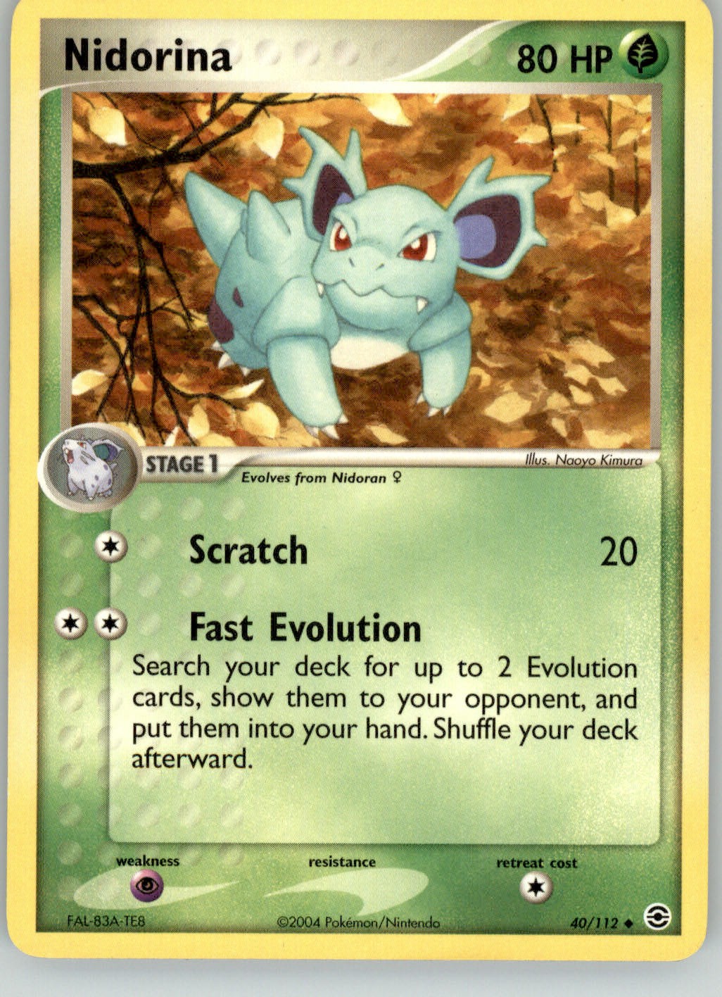 Nidorina - FireRed & LeafGreen - 40/112 - MP Pokemon