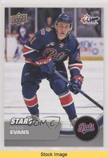 2021-22 Upper Deck CHL Stars Ryker Evans #331 READ b3q