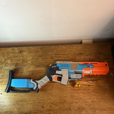 NERF Zombie Strike Sledgefire Blaster Dart Gun Shotgun Shell Works  Great - Main Image