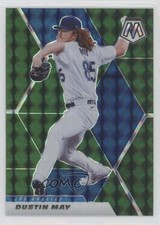 2021 Panini Mosaic Green Mosaic Prizm Dustin May #35 0c6